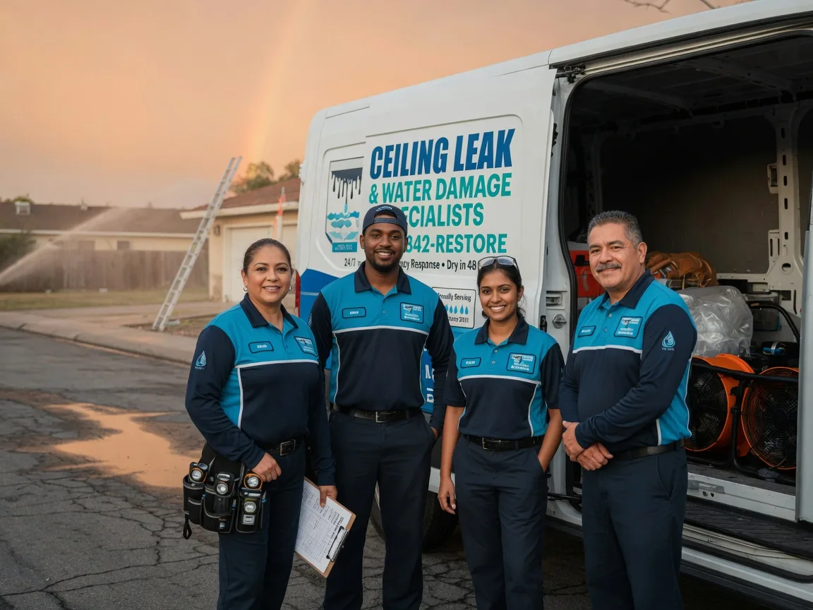 Ceiling Leak Cleanup company in Burnett, WI