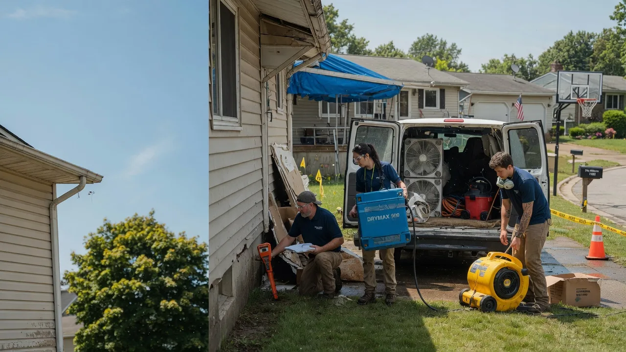 Ceiling Leak Cleanup in Burnett, WI near me